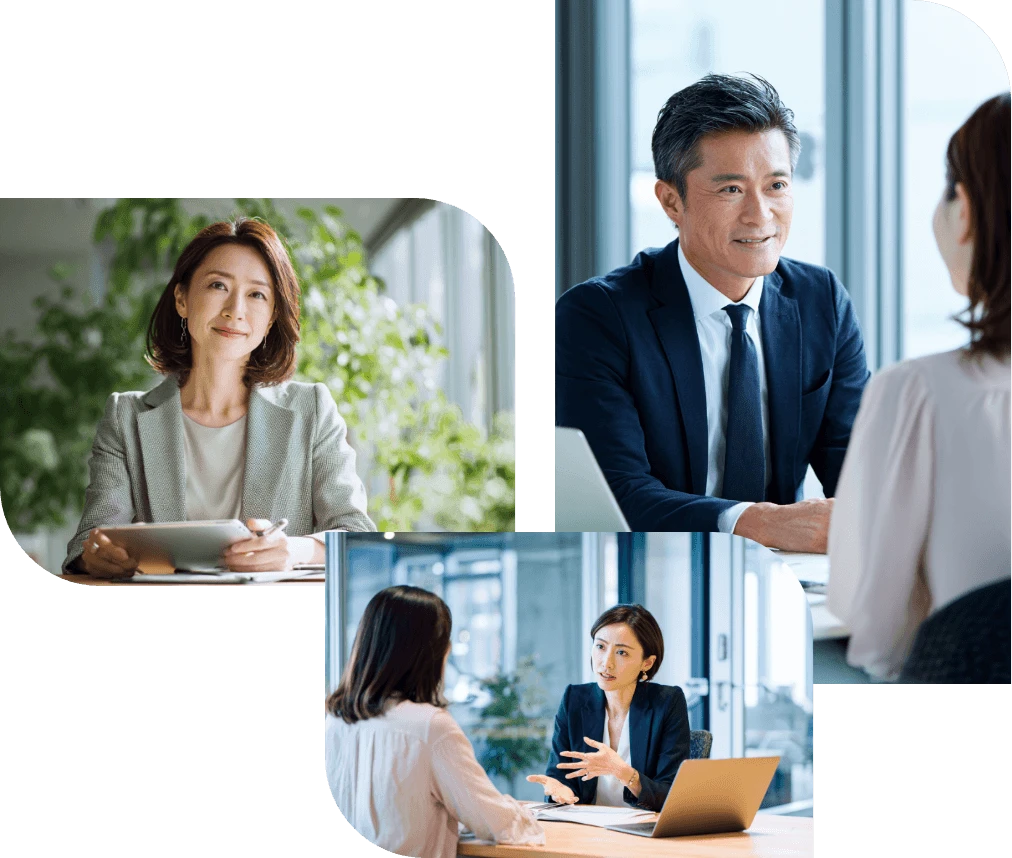監査役人材ポータルがマッチングしている様子